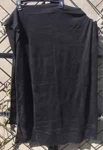 Fashion Women’s Scarf Summerblack Solid Color Soft Sheer Wrap Shawl - Picture 1 of 11