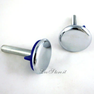 IDRONORD Tappo copriforo cromato Coppia tappi per lavandino lavabo lavello cromati lucidi