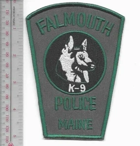 K-9 Falmouth Police Department Canine Unit Officer & Dog Team Maine grey - Picture 1 of 1