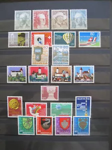Schweiz Jahrgang 1979 MiNr. 1146-1168 Einzelmarken/Sätze postfrisch**zur Auswahl - Bild 1 von 8