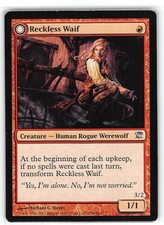 Reckless Waif *Uncommon* Magic MtG x1 Innistrad MP