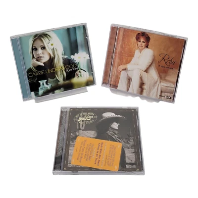 Carrie Underwood Reba McEntire and Jessi Colter Three CD Country Music Bundle - Image 1 of 4