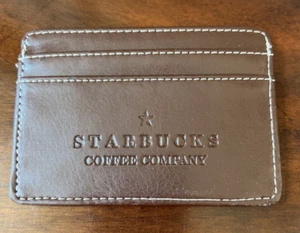 Starbucks Coffee Company Kreditkarten Ausweisetui braun Alicia Klein NEU - Bild 1 von 2