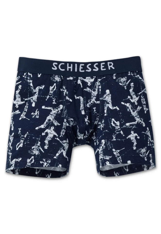 Boxer Da Ragazzo SCHIESSER Retro-Shorts SPORT Taglia 128 140 152 164 176 95/5 CO - Immagine 1 di 1