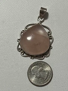 Rose Quartz Pendant - Picture 1 of 3