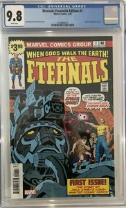 π₯ ETERNALS #1 CGC 9.8 FACSIMILE EDITION 1976 MARVEL COMICS MCU KIRBY BRONZE π₯ - Picture 1 of 2