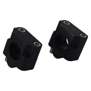NEW Ballards 7/8 To Fatbar Black Off Road ATV Quad Bike Adapter Bar Clamps - Picture 1 of 5