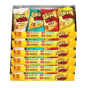 Corn Nuts Original, Ranch, BBQ, Chile Picante con Limon (12 Pack of 12 Bags) - Picture 1 of 6