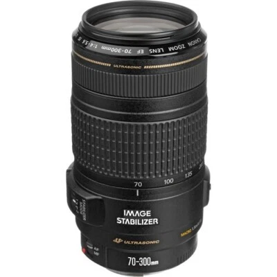 (Open Box) Canon EF 70-300mm f/4-5.6 IS USM Telephoto Zoom Lens - Image 1 of 4