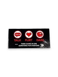 Talk Flirt Or Dare 162 pcs Romantic 3 In 1 Game Conversation Or Adventure Game - Picture 1 of 8