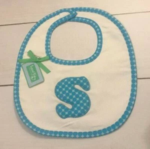 Mud Pie Initial Baby Boy Blue s Bib - Picture 1 of 1