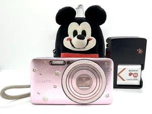 SONY Cyber Shot DSC-W570 W570D PINK 16.1MP Digital Camera 5.0x Japanese only - Picture 1 of 15