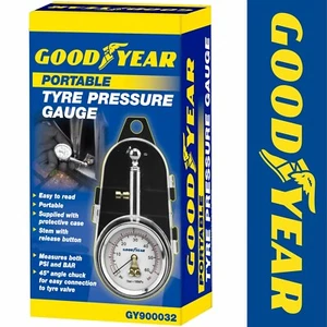 Professional Tyre Pressure Gauge Air Measurement PSI/BAR Release Button Car Bike - Picture 1 of 5