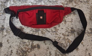 Victorinox Bauchtasche Swiss Army Hüfttasche Pack rot Reißverschlusstaschen verstellbar - Bild 1 von 11