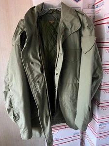 🔥MILITARY Utility Winter Jacket MADE FOR US TROOPS "MILE DRAGIC" Green XL NEW - Picture 1 of 19