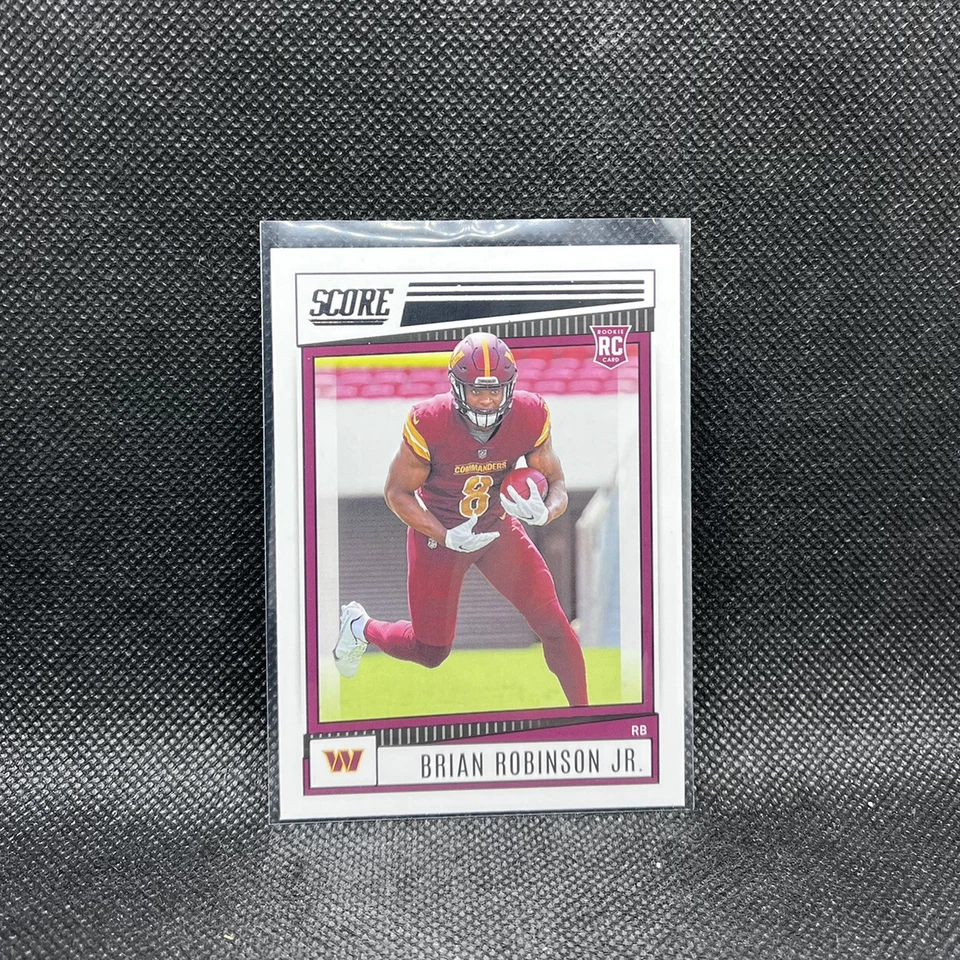 Brian Robinson Jr. #338 Rookie Card 2022 Panini Score Football WAS Commanders RC - Image 1 of 2