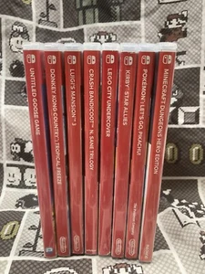 Replacement Empty Case Nintendo Switch Lot of 8 NO GAMES Minecraft Pokémon - Picture 1 of 9