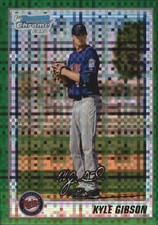 2010 (TWINS) Bowman Chrome Prospects X-Fractors #BCP202 Kyle Gibson