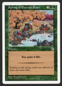 ***English Spring of Eternal Peace*** MTG Portal 3 Kingdoms Magic Kid Icarus - Picture 1 of 2