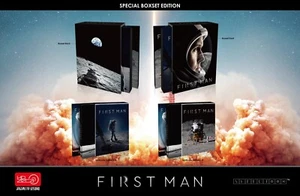 First Man 4K UHD Steelbook HDzeta Silver Label One Click Box Set - Picture 1 of 3