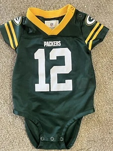Green Bay Packers Aaron Rodgers Infant One Piece Bodysuit 18 Months - Picture 1 of 4