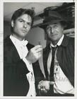 1988 Press Photo Harry Hamlin & Robert Loggia in "Favorite Son" Miniseries
