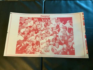 1997 Detroit Free Press RedWings Stanley Cup Champion Printing Plate #2019 - Picture 1 of 3