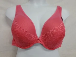 Cacique Bra Size 46D Pink Plunge Boost - Picture 1 of 3