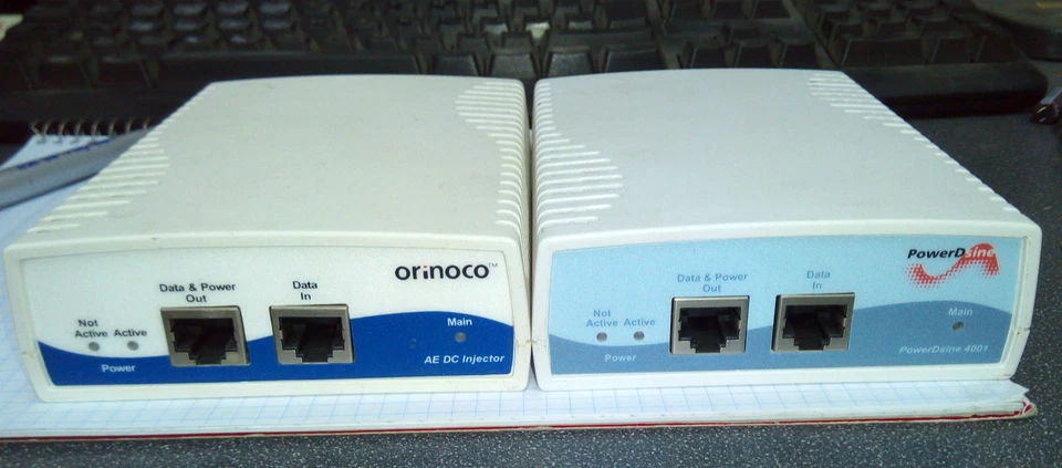 3x PowerDsine/ORiNOCO 1 Port DC Injector / Power over Lan HUB PD-PH-4001/AC/48  - Image 1 of 3