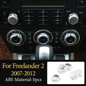 5PCS ABS Chrome Air Condition knob Trim For Land Rover Freelander 2 2007-2012 - Picture 1 of 11