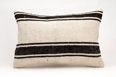 Funda de almohada Kilim, 16x24 inc, almohada de sofá vintage, almohada decorativa hecha a mano Foto 1 de 4