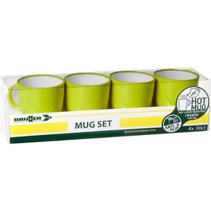 Brunner Space Mug Tassen Set grün - bruchsicher & stapelbar Melamin Becher - Bild 1 von 1