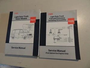 GMC Safari Models 1989 manual de reparación de taller manual de taller - Imagen 1 de 12