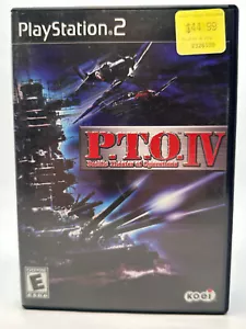 P.T.O. IV Pacific Theater of Operations (Playstation 2) W/Manual/Reg Card- WORKS - Picture 1 of 6