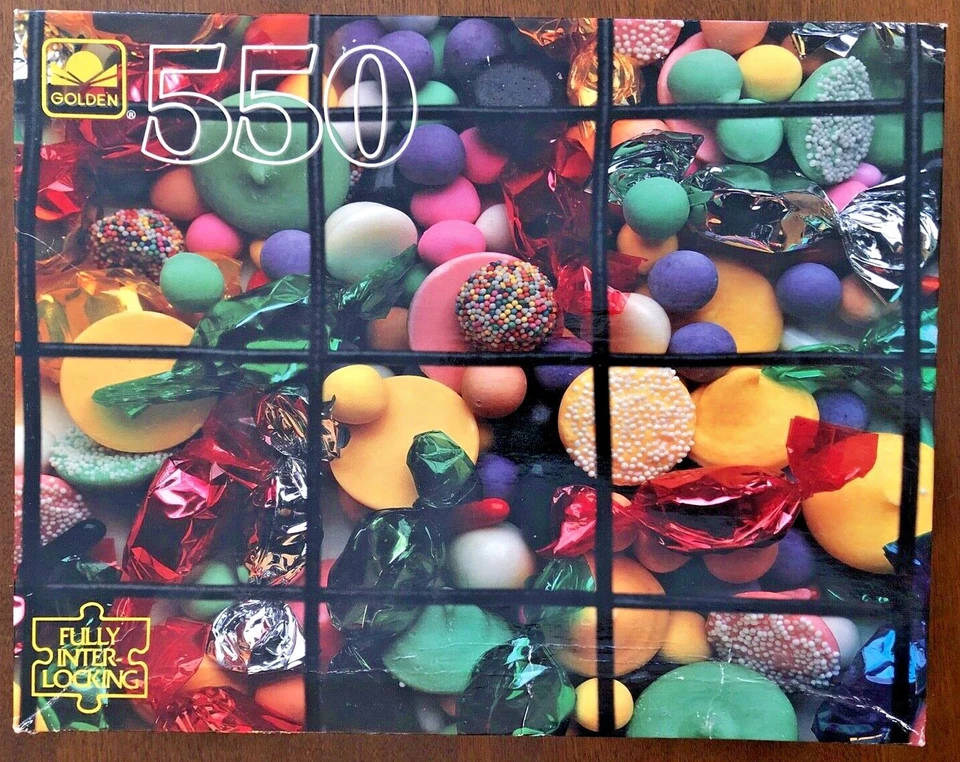 Golden Puzzle - Candies - 550 Piece Puzzle - NEW!!! - Image 1 of 1