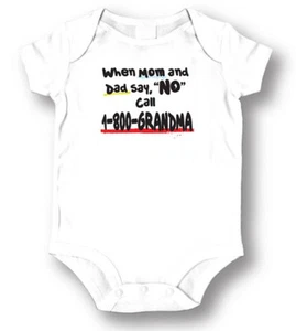 L.A. Imprints Unisex Baby Attitude Strampler Einteiler Body 1-800 - Oma 6065 - Bild 1 von 2