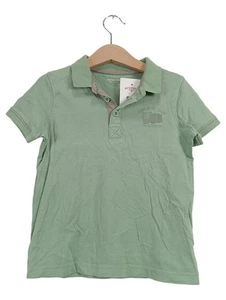 vertbaudet Polo Bambino Verde Stampa Logo Cotone Casual Taglia 108 - Foto 1 di 5