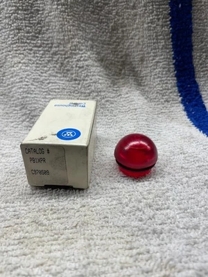 NOS WESTINGHOUSE CONTROLES LENTE ROJA MODELO B CAT #PB1XPR Foto 1 de 3