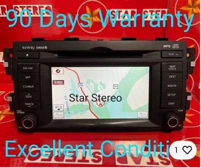 09-2011 Kia Borrego Radio CD Player Touch Screen GPS Navigation OEM 96560 2j200 - Image 1 of 4