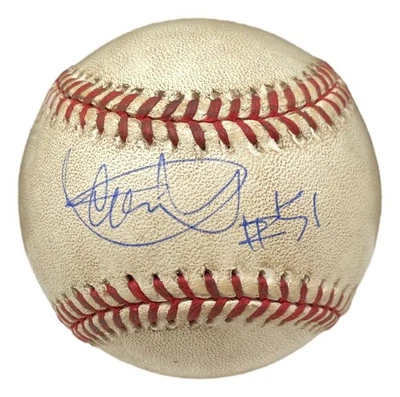 Ichiro Suzuki Mariners Firmado Juego Usado Oficial MLB Béisbol PSA/DNA AP43647 Foto 1 de 2