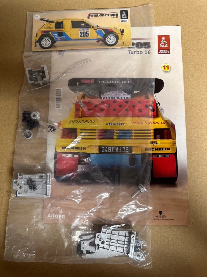 Peugeot 205 T16 Dakar Rally Altaya 1/8 N 11 - Immagine 1 di 1