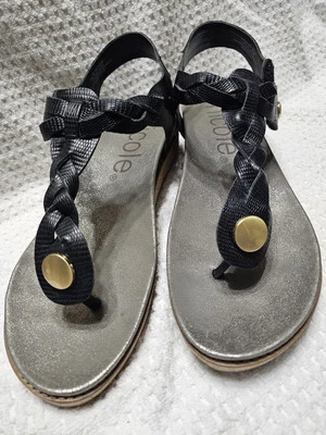 Sandalias Nicole para mujer, Kailani talla 9, negras Foto 1 de 4