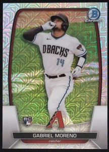 2023 Bowman Gabriel Moreno #69 BASEBALL Diamondbacks RC Mojo Refractors - Picture 1 of 2