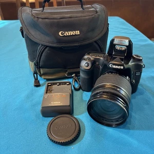 Canon EOS 40D 10.1MP DSLR Camera 28-200 LENS charger battery CF card Tested - Picture 1 of 10