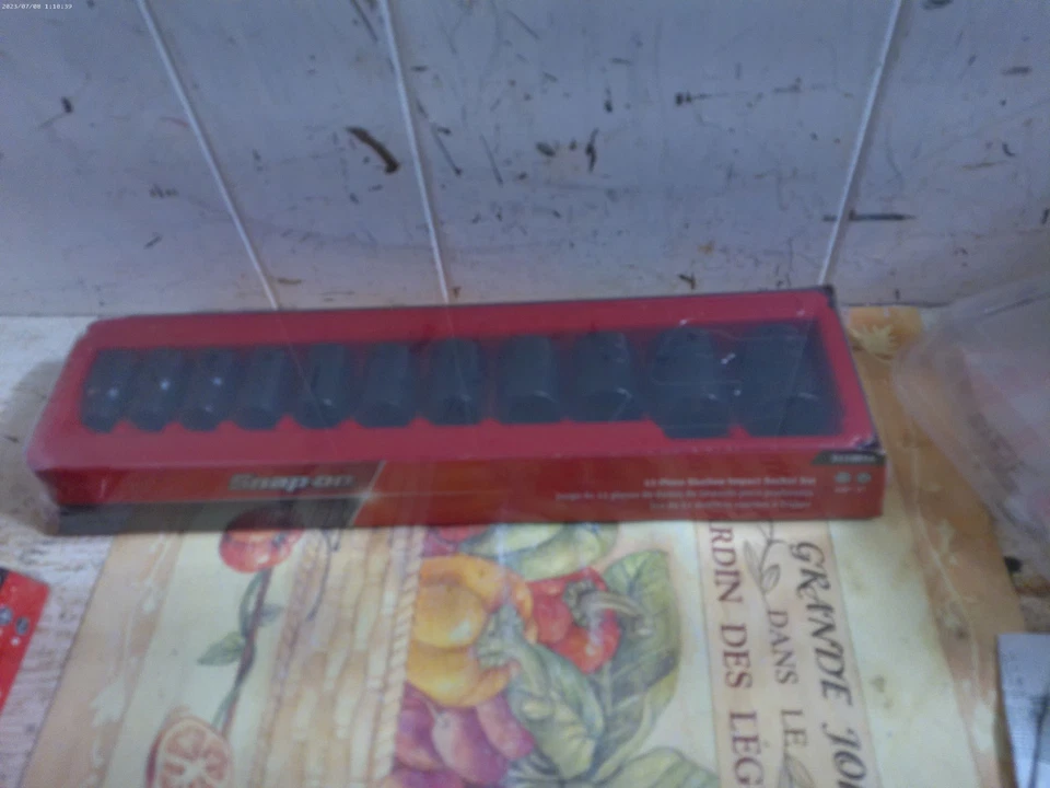 Snap On 311imya 11 Pc sae shallow impact socket set 3/8-1” 1/2” drive sealed - Image 1 of 1