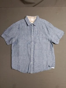 Tommy Bahama Party Breezer Shirt Men's Large L 100% Linen Short Sleeve Woven EUC - Picture 1 of 8