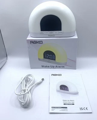 Reka Wake Up Sunrise Digital Alarm Clock Adjustable Night Light - Image 1 of 4