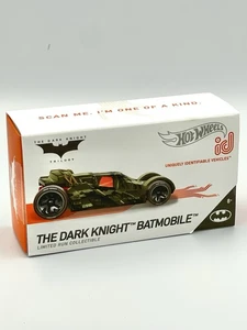 Hot Wheels id DARK KNIGHT BATMOBILE (great condition) Batman Limited Run 2018 - Picture 1 of 2