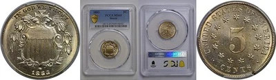 1883 Shield Nickel   PCGS MS-65 - Image 1 of 3