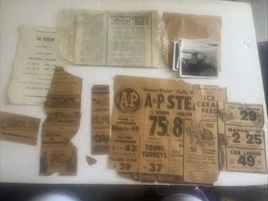 Grocery Advertisements Junk Journals Mixed Media Scrapbooking 1929 Newspaper - Picture 1 of 7
